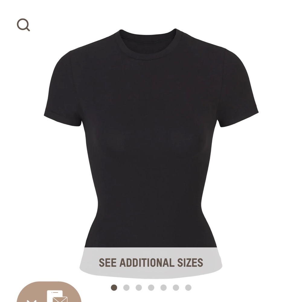 Skims Cotton Jersey T-shirt NWT
